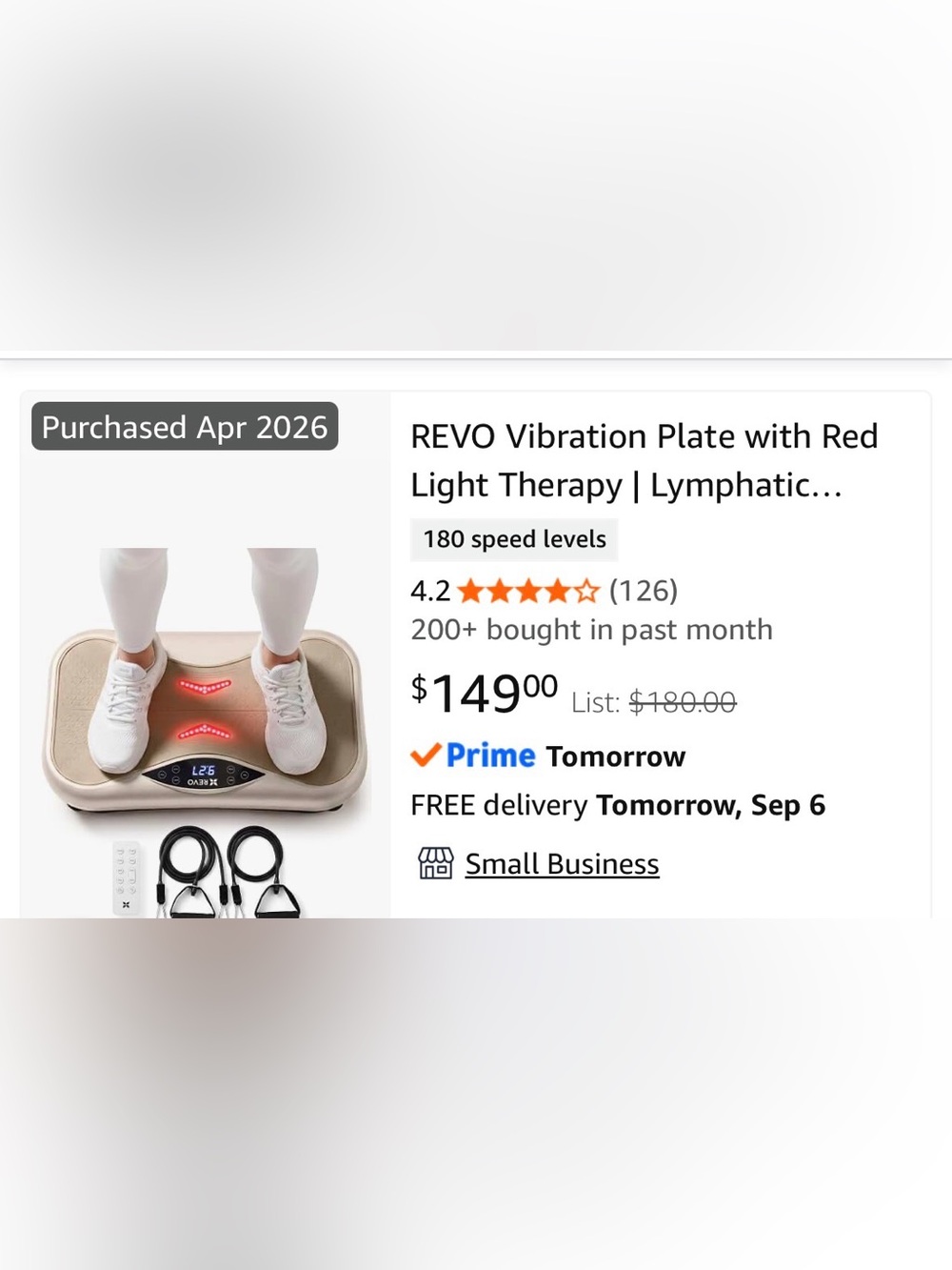 NEW REVO Vibration & red light therapy plate - Picture 2 of 2